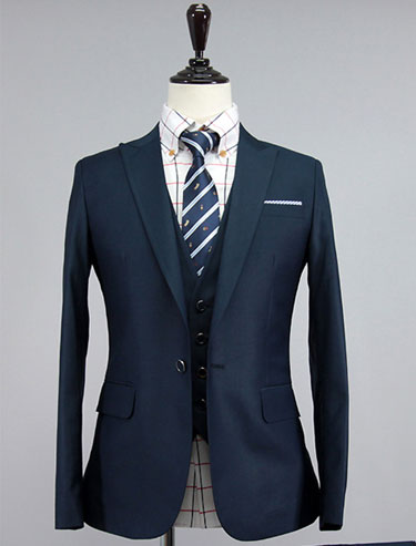 藏藍(lán)色西服定制 藏藍(lán)色西服定制